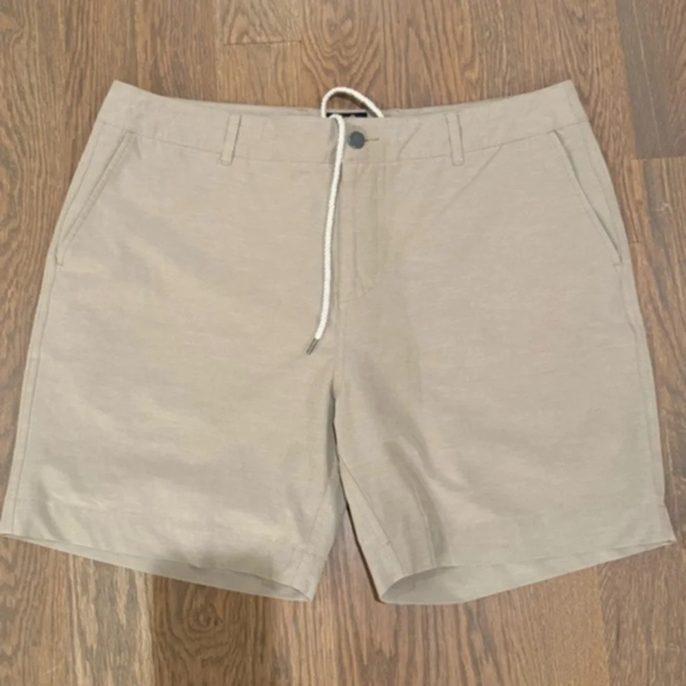Faherty Mens All Day Belt Loop khaki Shorts size 40 E academia y2k preppy